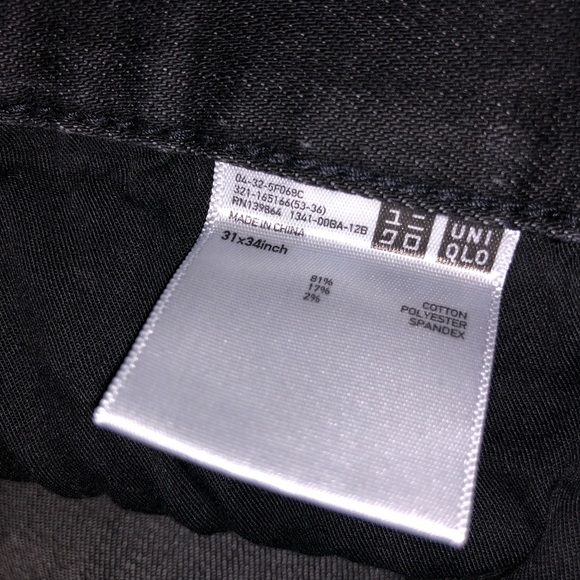 Uniqlo Black Jean Pants - Picture 5 of 6